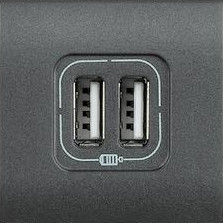 USB power supply, 1550/750mA, LivingLight, Bticino