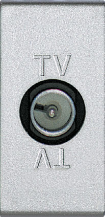 TV socket, screened, 1M, LL, Bticino
