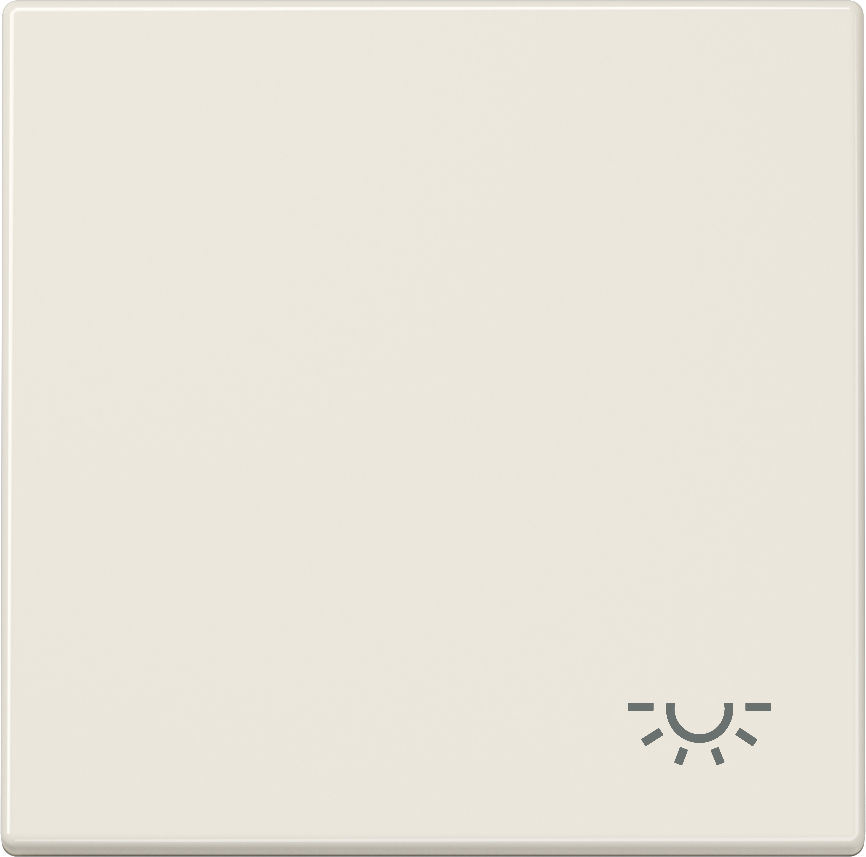 501U+LS990L 1 way Switch, 1 gang, 10AX, mask for switch and pushbutton, symbol light, white, duroplast