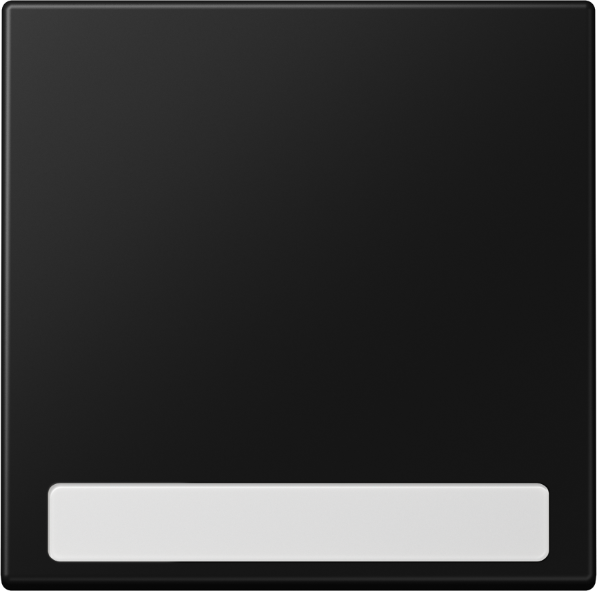 501U+LS990NASWM 1 way Switch, 1 gang, 10AX, mask for switch and pushbutton, with label, graphite black matt, duroplast