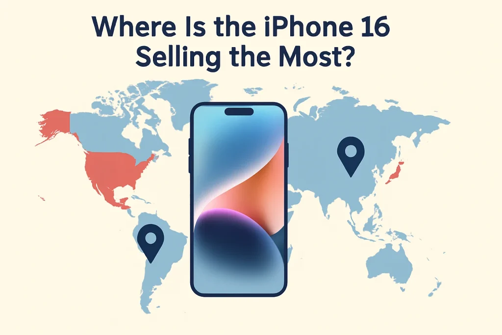 iphone 16 review - sales map